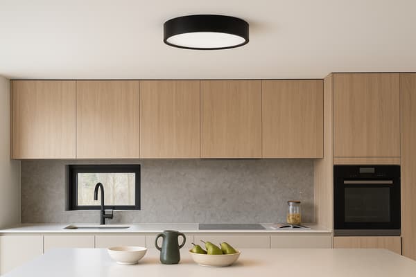 Loftlampe LEJA Plafon 475 sort til stue køkken badeværelse stilfuld