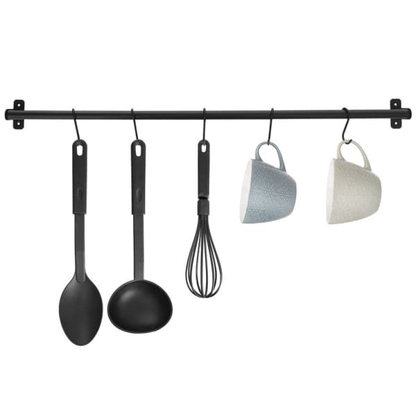 Köksräll metall svart RADKA 78,5 cm