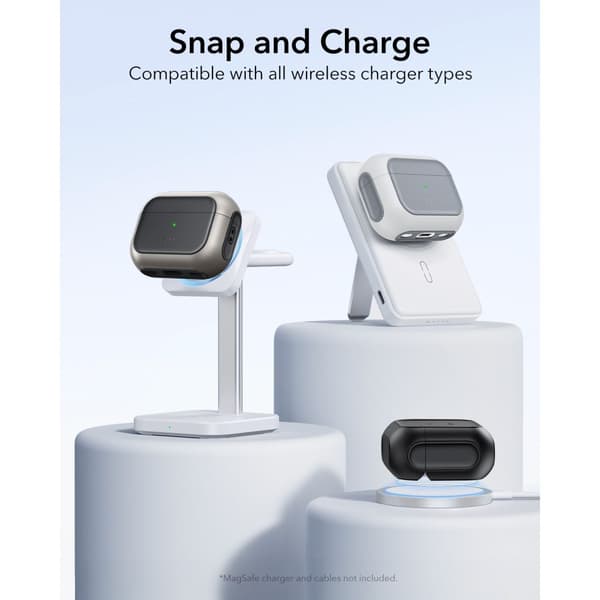 ESR ORBIT HALOLOCK MAGSAFE APPLE AIRPODS PRO 3 TITANIUM