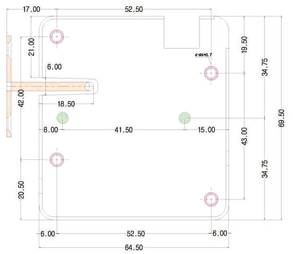 ELEKTROMAGNETISKT SKÅPLÅS DT-813NTOM