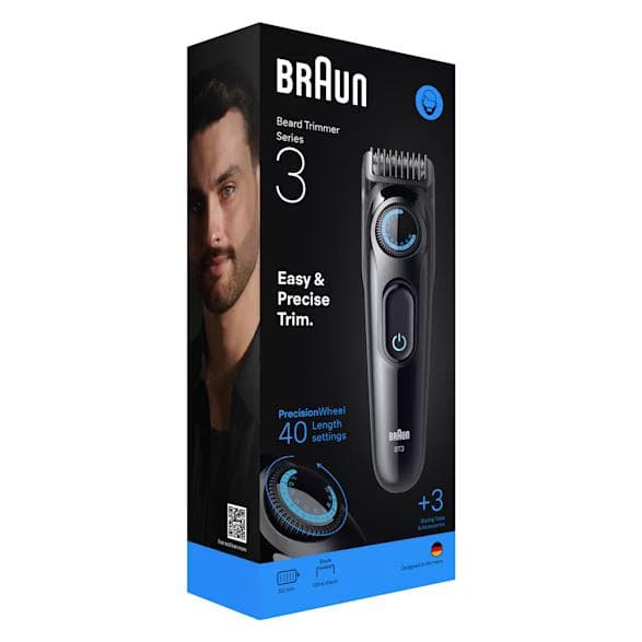 BRAUN BT3520 trimmer sort og blå