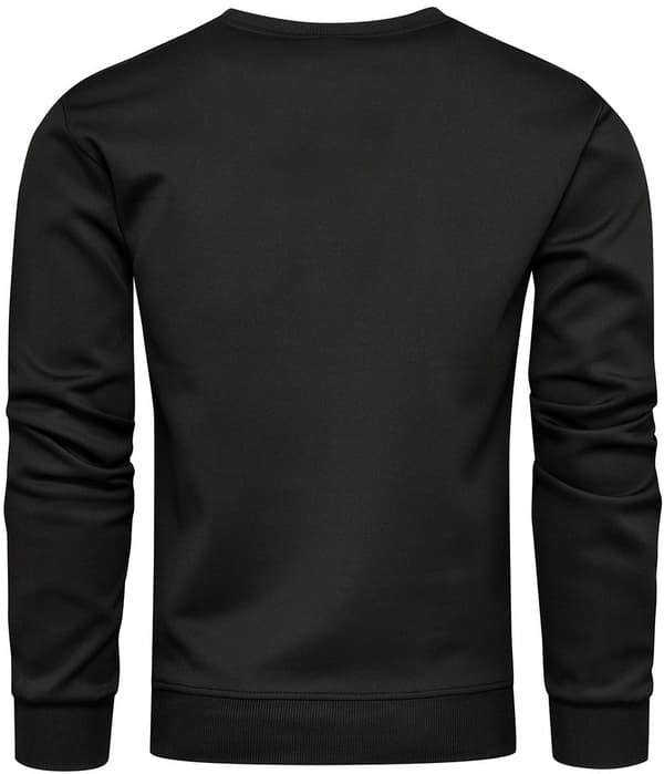 Herr grå sweatshirt med ståkrage Recea XL