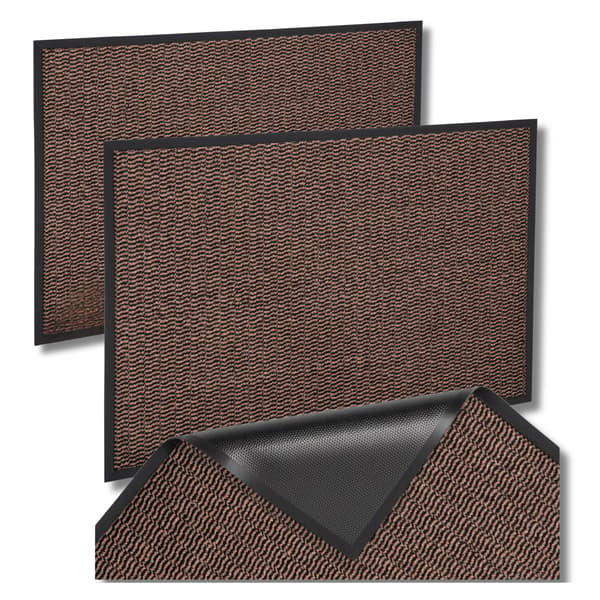 Dörrmatta 40x60 cm NEILA brun, set om 2
