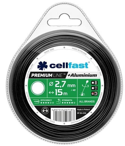 PREMIUM skæretråd - rund 2,7 mm 15 m CellFast
