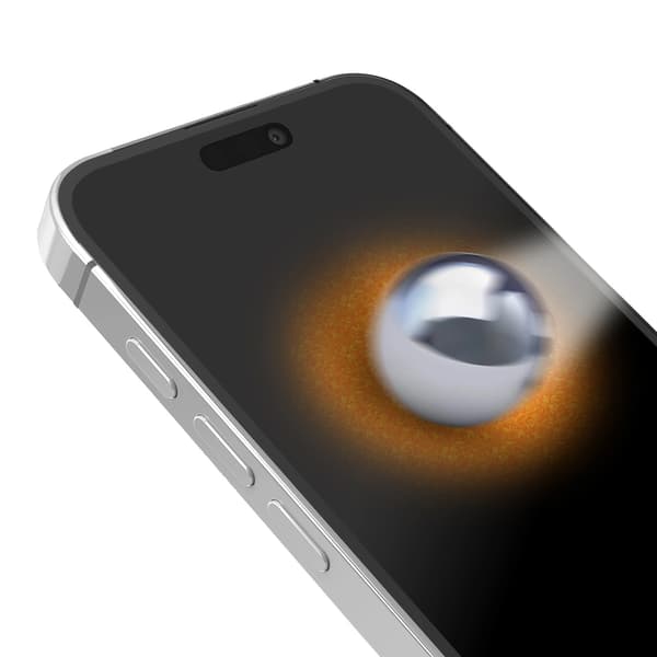SBS D3O hærdet glas med ramme til iPhone 14 Pro
