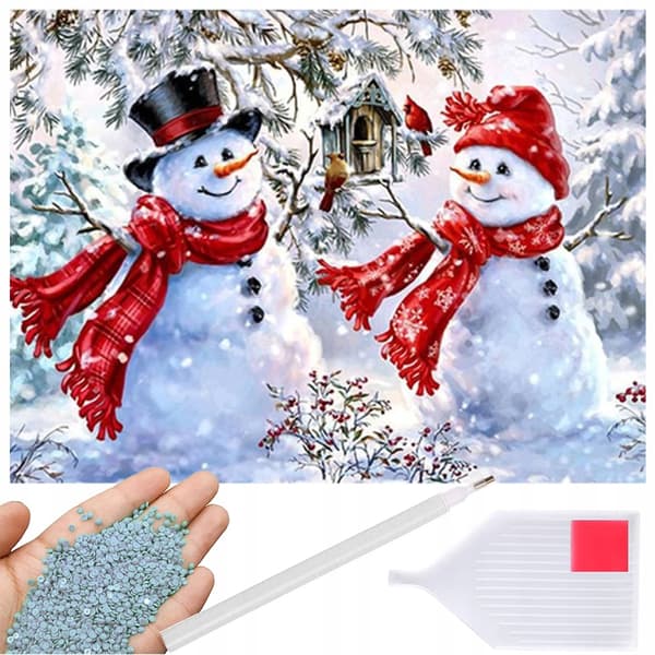 DIAMANTBRODERI SNÖMÄN (100) GAB_A