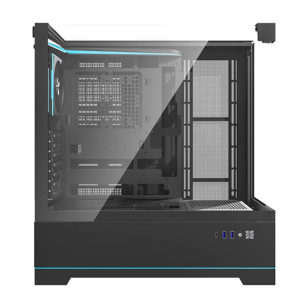 Darkflash DY450 PRO datorchassi (svart) + 1 fläkt