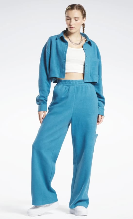 REEBOK DAME SWEATPANTS ISOLERET BLÅ M 0A8C1* M 0_8 BAGGRUNDE