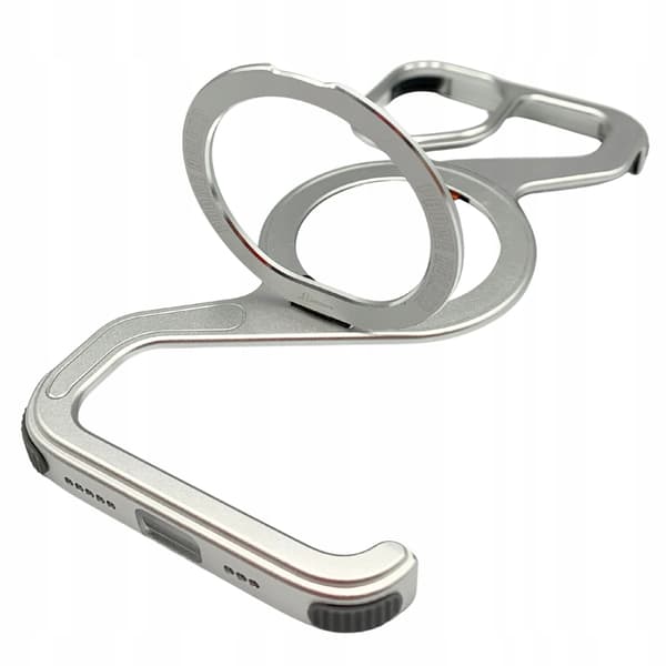 Etui til iPhone 16 Pansret Magsafe Metal Etui Titanium Holder