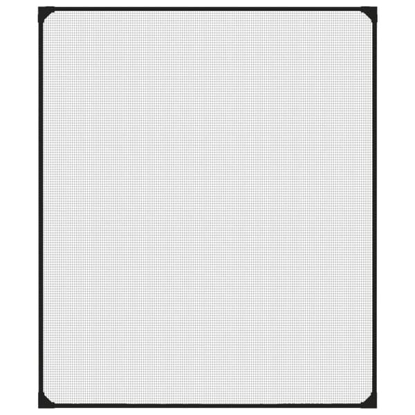 vidaXL magnetisk vinduesskærm, antracit, 100x120 cm