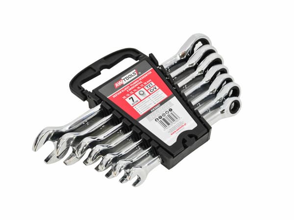 AWTOOLS RÄIKKÄKIINNITYSAVAINSARJA 6 KPL 8-19 MM KYTKIMELLÄ