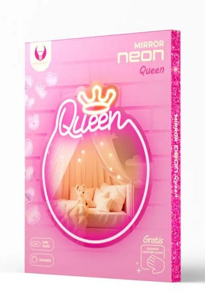 Värikäs neon-LED-peili FOREVER TF1 Queen