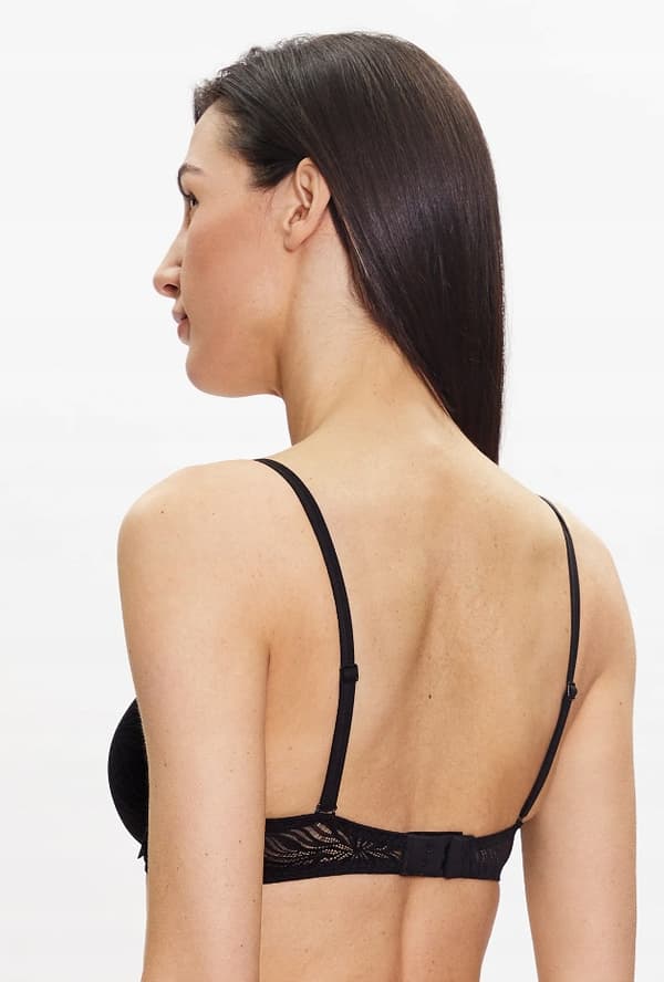 CALVIN KLEIN DAME BH MED BLONDE, SORT 75D 2A0D1_C* 75D 2_0 TIA