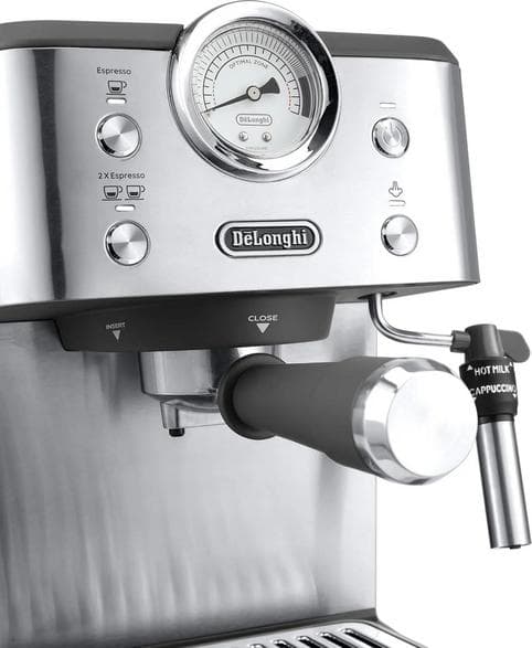 DE LONGHI EM450.M Hopeinen espressokone