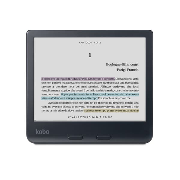 Kobo Libra Color 7" e-boksläsare, EInk Kaleido 3, 32GB