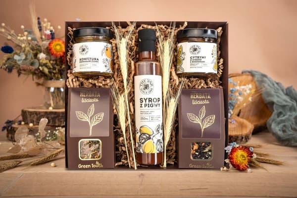 Gavekurv Sæt te sirup marmelade æske