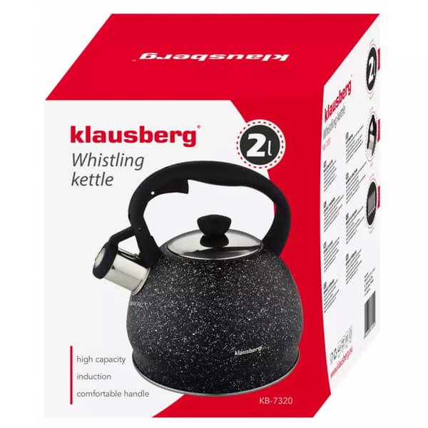 KLAUSBERG KB-7320 MARMORFLØJTEKEDEL 2L