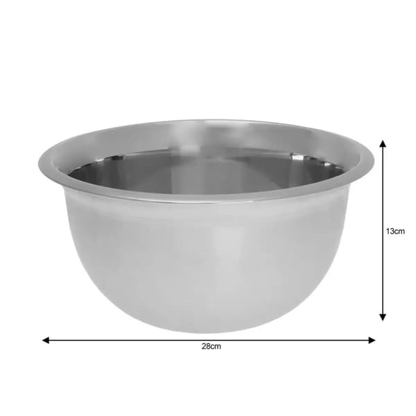 STÅL KØKKENSKÅL 28cm KINGHOFF KH-1489