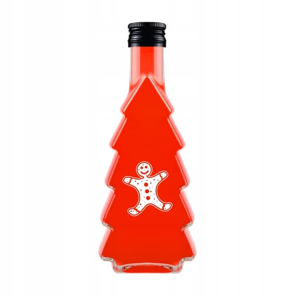 20x JULGRANSflaskor 250 ml MED TRYCK likör sirap juice JULFLASKOR