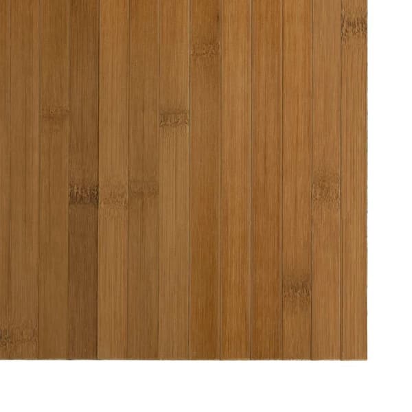 vidaXL Suorakulmainen matto, ruskea, 60x400 cm, bambu