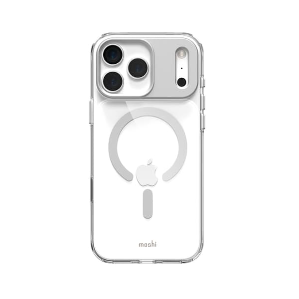 Moshi iGlaze MagSafe - iPhone 17 Pro Max -kotelo (Luna Silver)