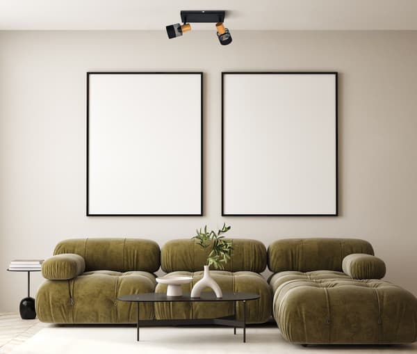 COLETTA LED FORLYGTE SORT TRÆ ITALUX SPL-90110-2