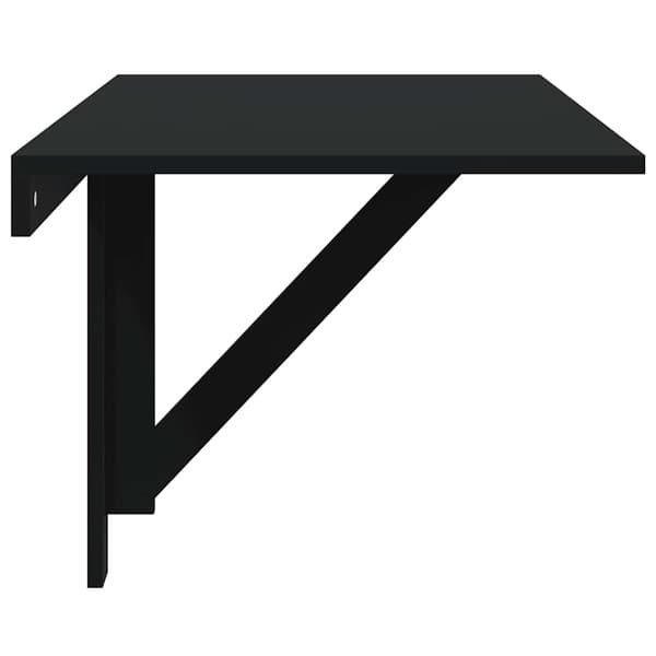 vidaXL Hopfällbart soffbord svart 100x60x56 cm