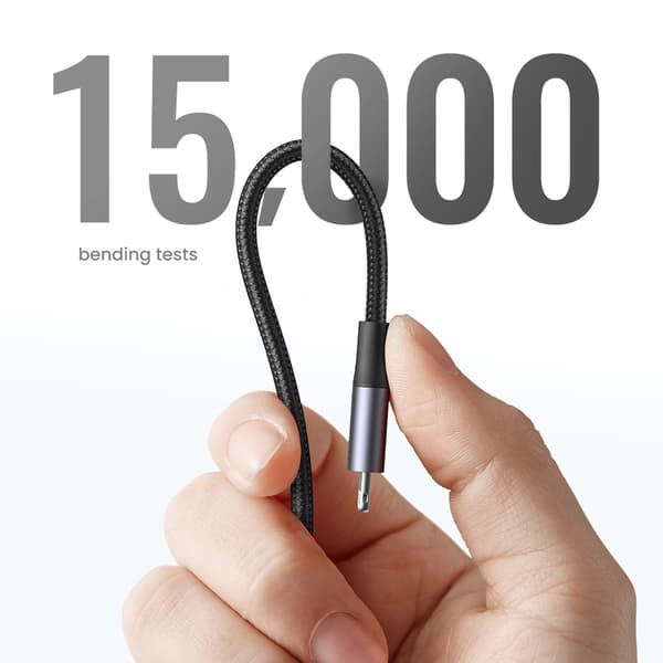 Ugreen US304 60759 Lightning - USB-C 2.0 MFi-kaapeli 1 m - Harmaa