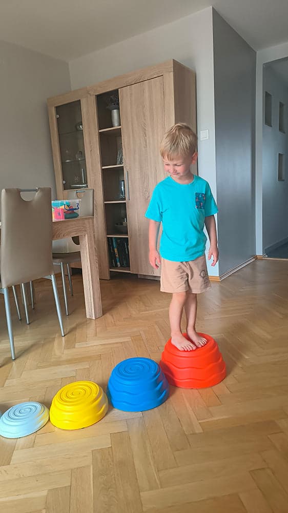 Balancerende sten Sti Aktiv småbørn