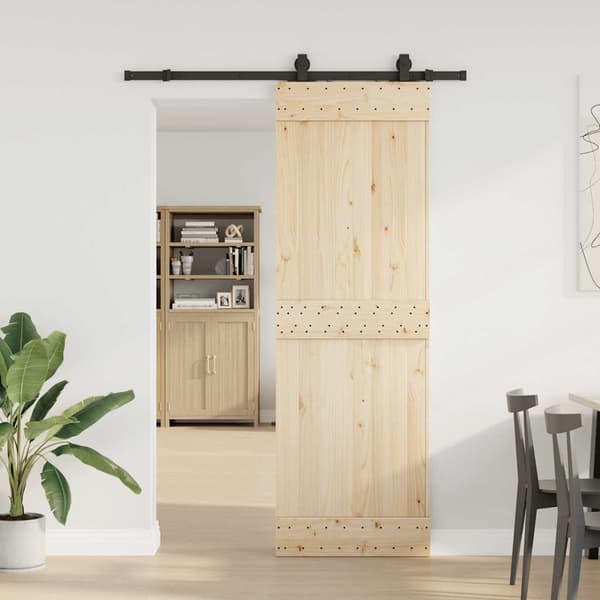 vidaXL monteringssystem til skydedør 152,5 cm stål sort