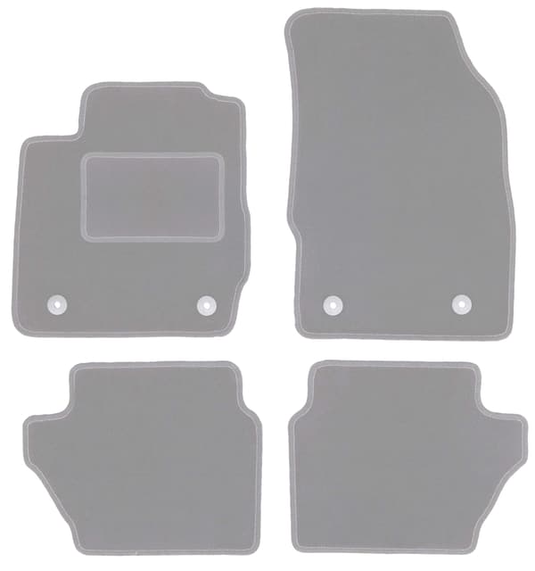 Auton matot harmaat Mazda 2 II hatchback (2007-2015)