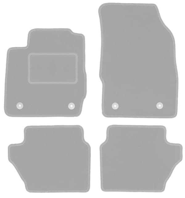 Harmaat auton matot: Mazda 2 II hatchback (2007-2015)