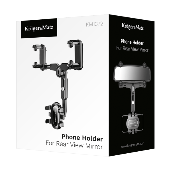 Kruger&Matz KM1372 universal telefonhållare för spegelmontering