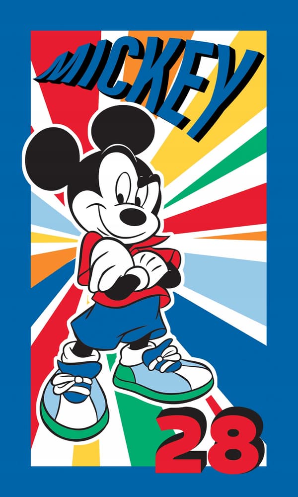 MICKEY MOUSE Lille børnehåndklæde 30 x 50 cm