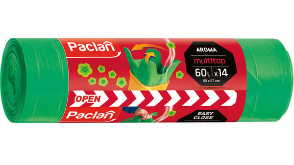 Paclan Multitop parfumerede poser 60L 14stk.