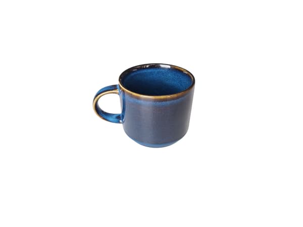 KAFFE- OCH TEMUGGSSET 6 DELAR 350 ML MÖRKBLÅ KERAMIK