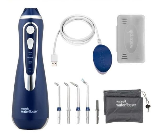 WATERPIK Langaton Advanced 2.0 -kastelulaite WP-583 Tummansininen