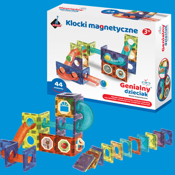 Magnetiske klodser - 44 stk.