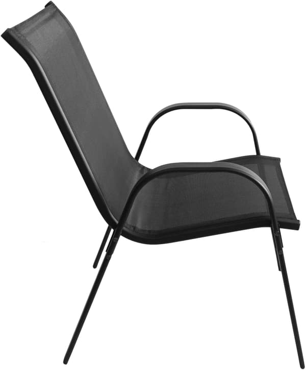 Runt bord 60 cm + 4x SOFIA stolar svarta