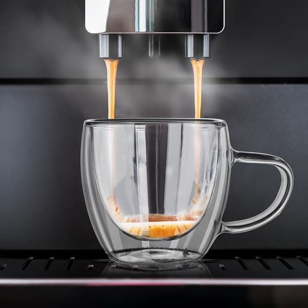 Dobbeltvægget termisk kop til espresso DOUBLE 100 ml