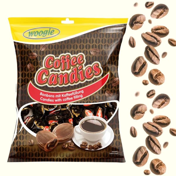 Woogie kaffebolsjer med kaffefyld 150 g
