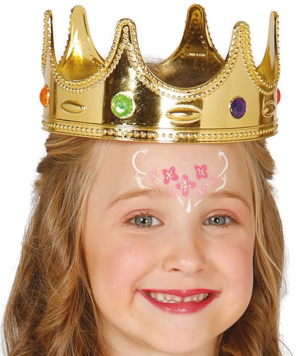 Drottning Kung Prinsessa Guld Barnkrona
