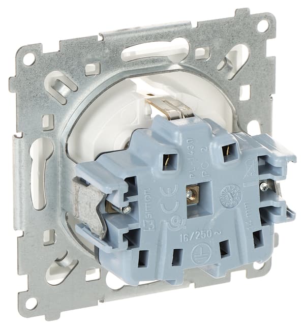 Yksittäispistorasia DGSZ1Z.01/11-SIMON54 250V 16A