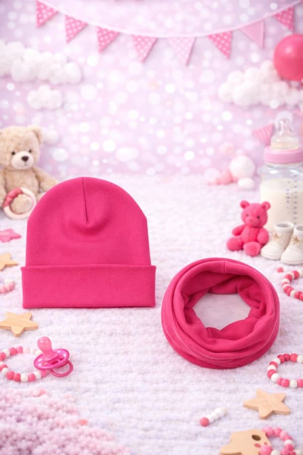 Set MÖSSA + HALSDUK 56-62-68 babyset 34/38 VÅRAMARANT