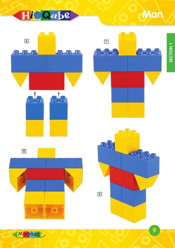 Instruktioner til Morphun Hi-Qube-blokke 36 s.