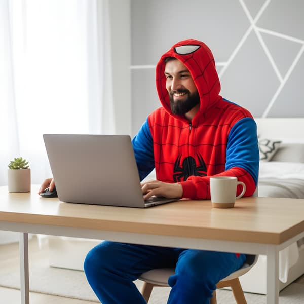 Spiderman Kigurumi-pyjamas M 155-165 cm
