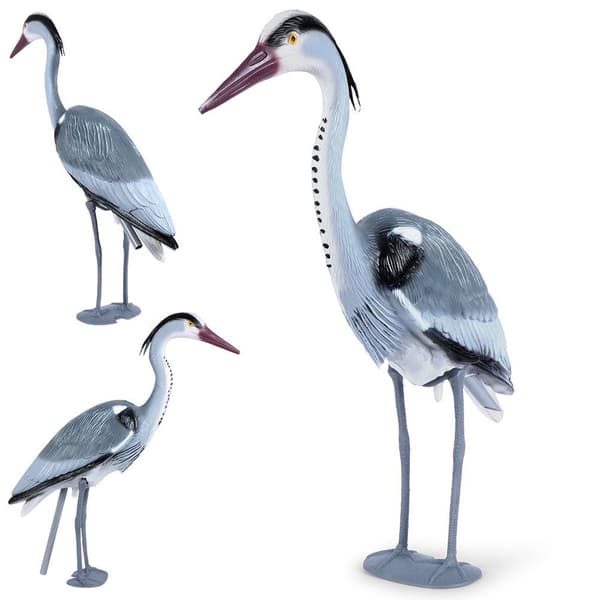 Trädgårdsfigur häger 72 cm