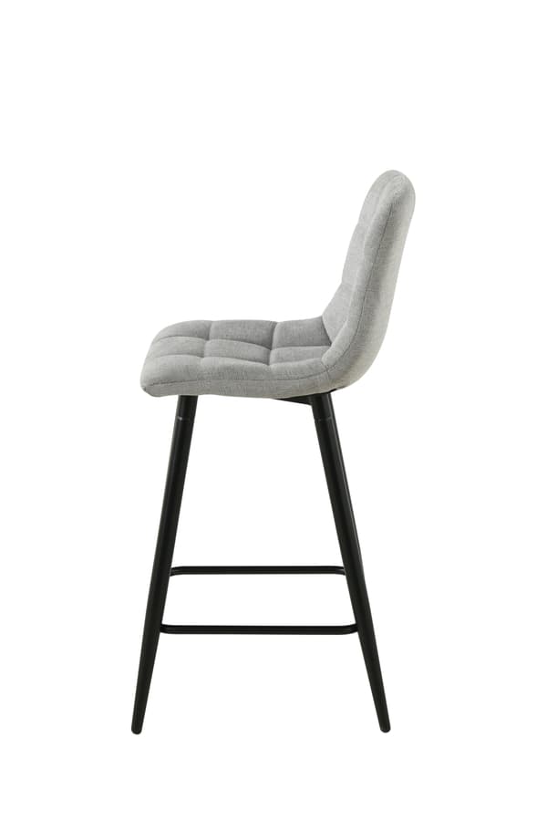 TORE-S snurrbarstol, grått tyg, 65 cm