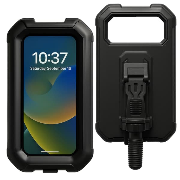 Vattentät cykelhållare GPS-telefonfodral Styrskydd