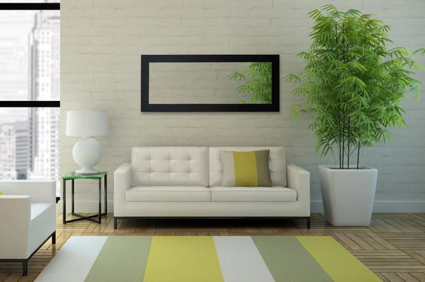 Spejlprofil 70/15, udvendige mål 50x120 cm, Sort